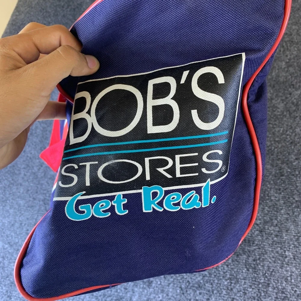 Bwm Global Boston Red Sox MLB Duffle Bag Unisex Navy Blue Logo Double Handle